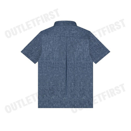 G2000 รุ่น MEN'S CASUAL SHORT-SLEEVED SHIRT CODE: 46139922 78 เสื้อเชิ้ตแขนสั้นผู้ชาย เสื้อสีกรม เสื้อผู้ชาย
