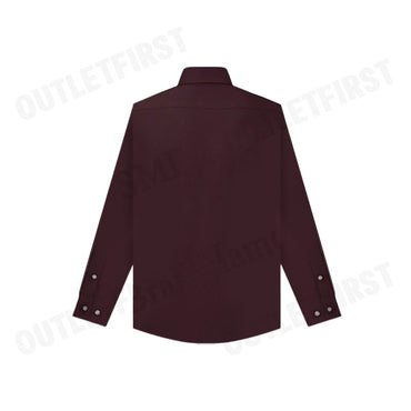 G2000 รุ่น DRY & SWEAT WICKING SHIRT CODE: 26122562 26 เสื้อเชิ้ตแขนยาวผู้ชาย เสื้อสีแดง เสื้อผู้ชาย