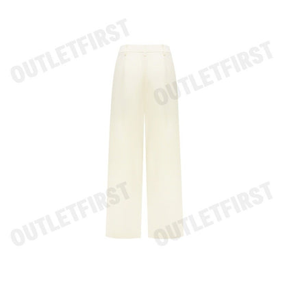G2000 รุ่น WOMEN RELAXED STRAIGHT LEG PANTS CODE: 43266003 04 กางเกงขายาวผู้หญิง กางเกงสีครีม กางเกงจีทูเทาซัน