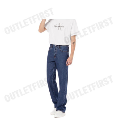 CALVIN KLEIN JEANS รุ่น MEN'S 90S STRAIGHT PACIFICO JEANS CODE: 40EM721 E5D กางเกงยีนส์ผู้ชาย กางเกงขายาว ยีนส์CK