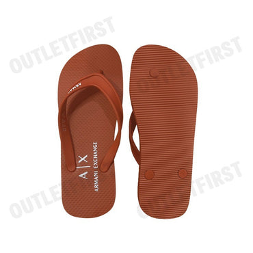 ARMANI EXCHANGE รุ่น FLIP FLOPS CODE: XUQ002 XV676 01801 รองเท้าแตะ รองเท้าผู้ชาย รองเท้าสีส้ม