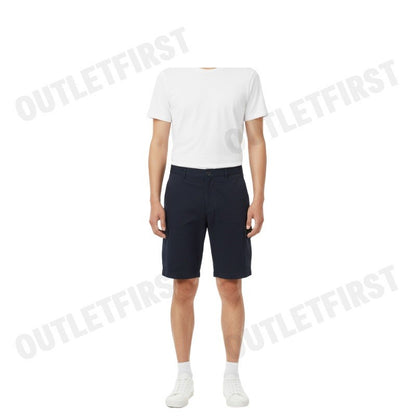 ARMANI EXCHANGE รุ่น MEN'S COTTON CARGO SHORTS WITH POCKETS CODE: 3DZS07 ZN3TZ 15DK กางเกงขาสั้นผู้ชาย  สีกรม สามส่วน