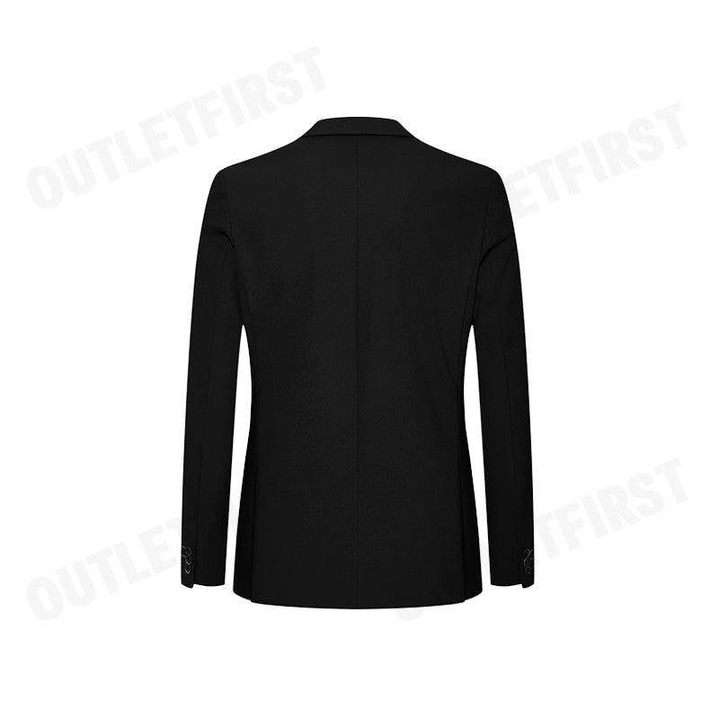 G2000 รุ่น MEN CLOTHING FELIX STRETCH PLAIN WEAVE COMPACT SUIT BLAZER SMART FIT CODE: 46113022 99 เสื้อสูทผู้ชาย สูทสีดำ