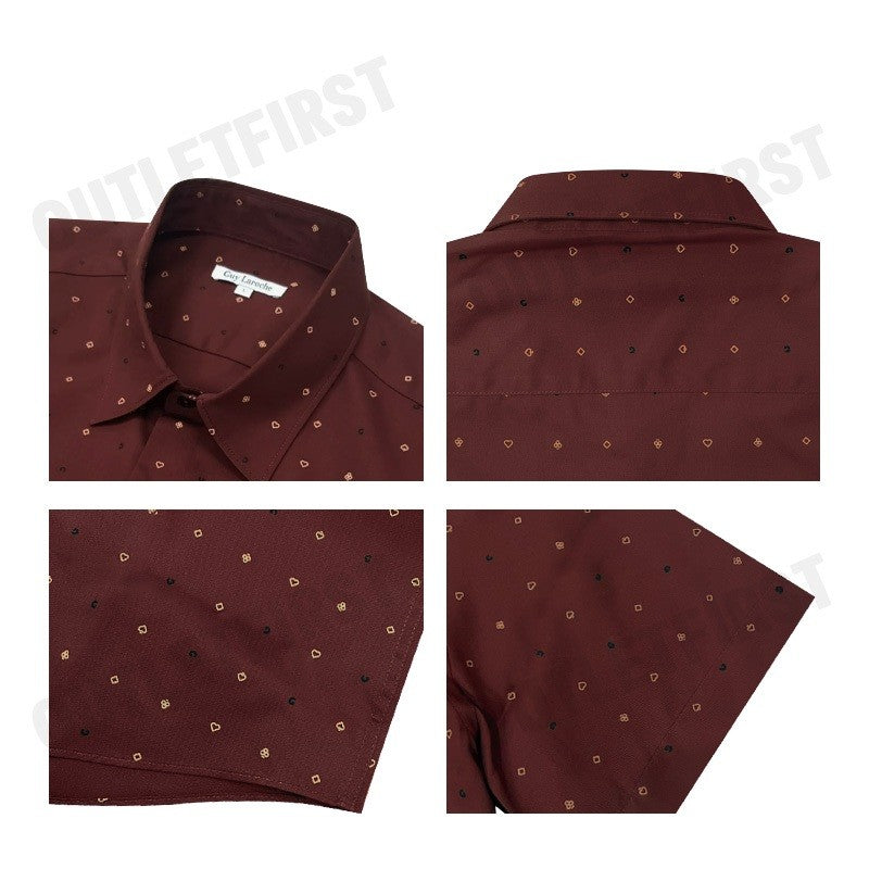 GUY LAROCHE รุ่น MAN'S SHORT SLEEVES SHIRT CODE: BAC5220P4MR เสื้อเชิ้ต เสื้อแขนสั้น เสื้อผู้ชาย