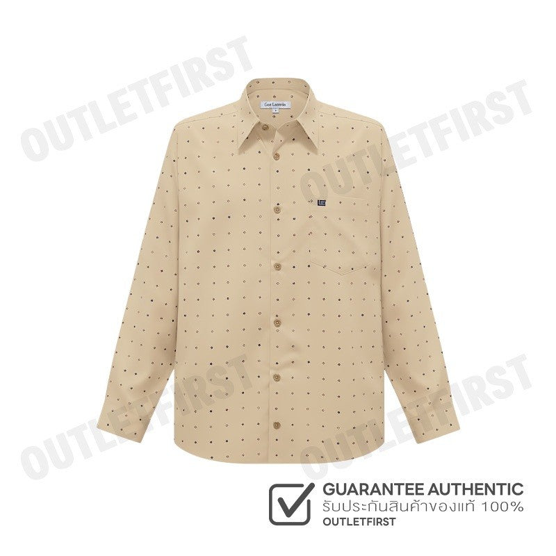 GUY LAROCHE รุ่น MAN'S LONG SLEEVES SHIRT CODE: BAB5220P4BE เสื้อเชิ้ต เสื้อแขนยาว เสื้อผู้ชาย