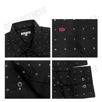 GUY LAROCHE รุ่น MAN'S LONG SLEEVES SHIRT CODE: BAB5220P4BL เสื้อเชิ้ต เสื้อแขนยาว เสื้อผู้ชาย