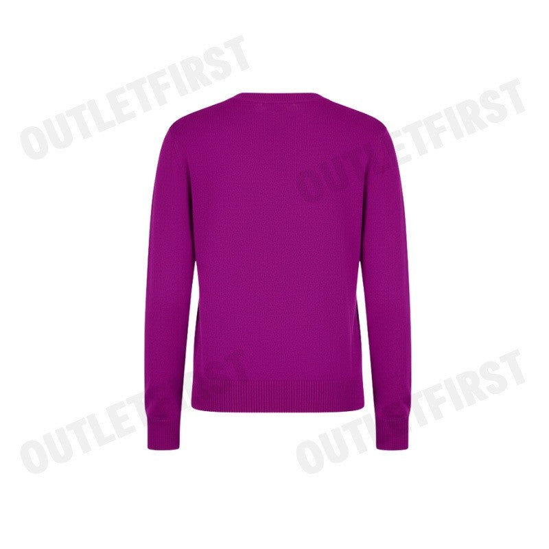 ARMANI EXCHANGE รุ่น WOMEN'S ROUND NECK SWEATER WITH EMBROIDERED LOGO CODE: 6DYM1J YME3Z 7420 เสื้อสเวตเตอร์เสื้อผู้หญิง