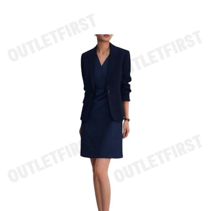 G2000 รุ่น WOMEN CLOTHING STRIPED WRAP DRESS WITH BELT FIT & FLARE SHAPE CODE: 46232096 79 ชุดเดรสผู้หญิง กระโปรง สีกรม