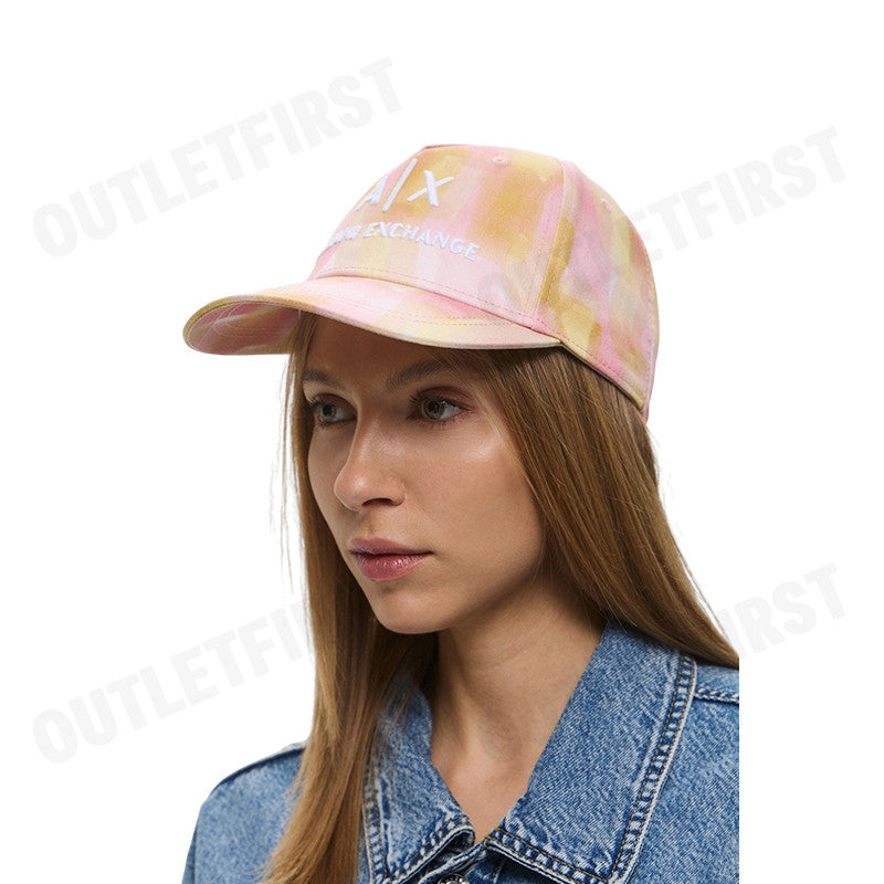 ARMANI EXCHANGE รุ่น PINK VEGAS PRINT CAP CODE: XW000874 AF13345 F4018 หมวกแก็ป หมวกเบสบอล หมวกยูนิเซ็กส์