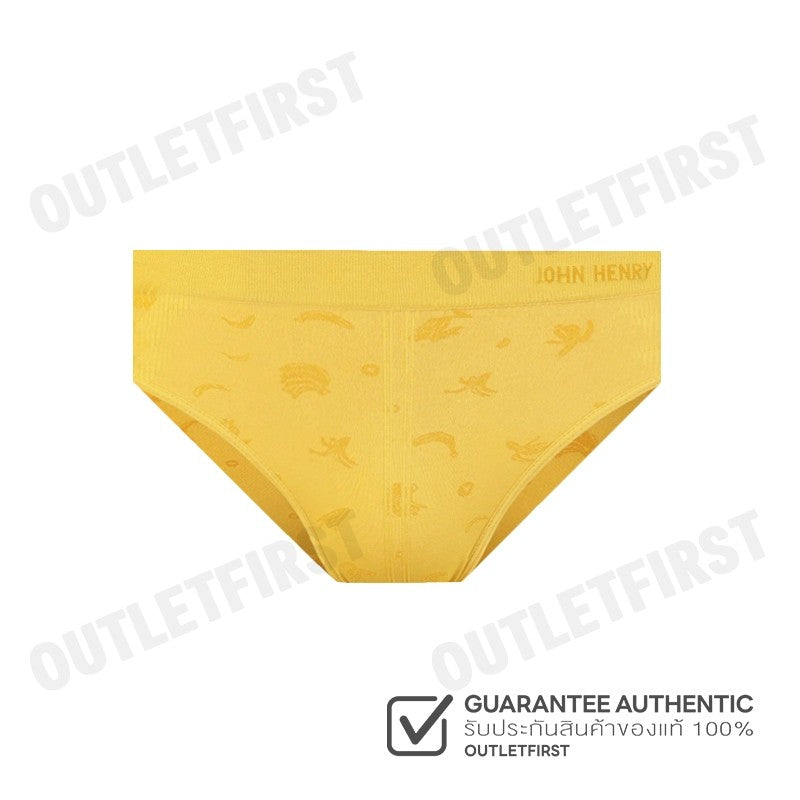 JOHN HENRY รุ่น UNDERWEAR SEAMLESS FASHION CODE: JU JU2410 (YELLOW) กางเกงชั้นในผู้ชาย กางเกงในจอน กางเกงในสีเหลือง