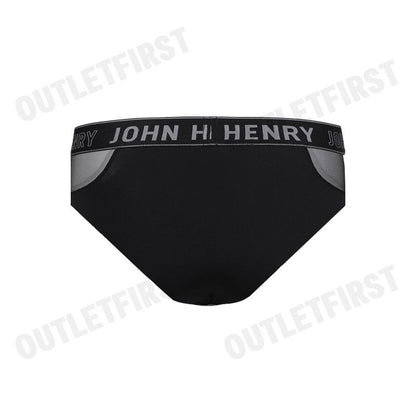 JOHN HENRY รุ่น UNDERWEAR FASHION MEN'S BRIEFS CODE: JU JU2ME001 (BLACK) กางเกงชั้นในผู้ชาย กางเกงในจอน กางเกงในซีทรู