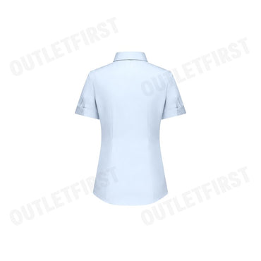 G2000 รุ่น WOMEN'S FORMAL SHIRT IN SLIM FIT CODE: 5122173370 เสื้อเชิ้ตแขนสั้นผู้หญิง เสื้อเชิ้ตคอปก เสื้อเชิ้ตจีที