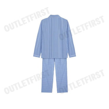 HUSH PUPPIES MEN'S LONG-SLEEVE SLEEPWEAR SET COLOR BLUE CODE: HU H8B849 (BLUE)