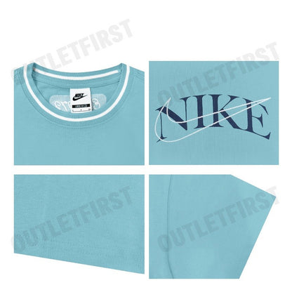 NIKE รุ่น MEN'S MAX90 T-SHIRT CODE: FZ7973 464 เสื้อยืดคอกลมผู้ชาย เสื้อแขนสั้น เสื้อสีฟ้า