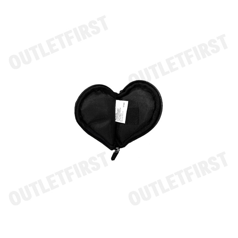 MLB รุ่น UNISEX HEART POUCH KEYRING CODE: 3APOH015N 50BKS พวงกุญแจ พวงกุญแจหัวใจ พวงกุญแจสีดำ