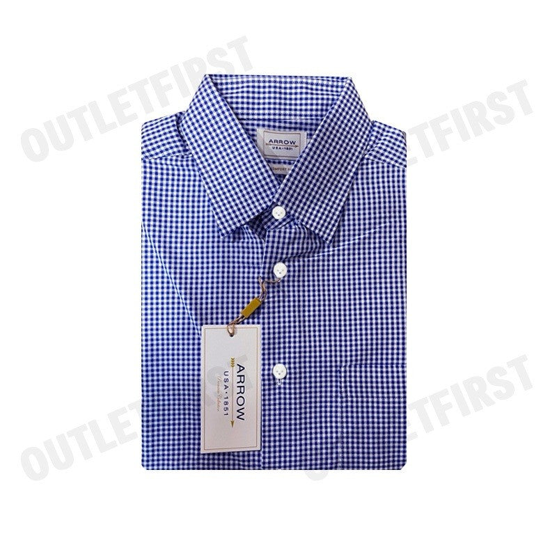 ARROW รุ่น MEN'S PREMIUM COLLECTION COMFORT FIT SHIRT CODE: MAPC117W3BSBU เสื้อเชิ้ต เสื้อแขนยาว เสื้อผู้ชาย