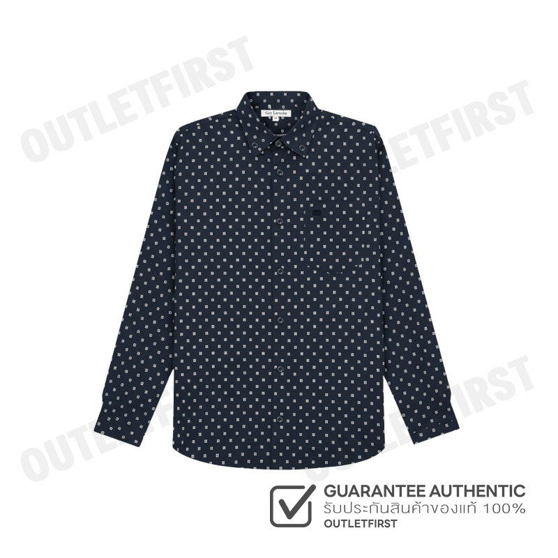 GUY LAROCHE รุ่น MAN'S EXTRA FIT LONG SLEEVES SHIRT CODE: BAB5301S4NV เสื้อเชิ้ต เสื้อแขนยาว เสื้อเชิ้ตผู้ชาย