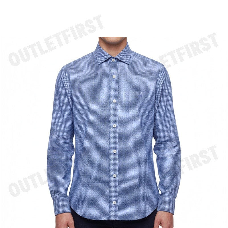 ARROW รุ่น MEN'S LONG SLEEVE COMFORT FIT SHIRT CODE: MACC799W4BSNV  เสื้อเชิ้ต เสื้อแขนยาว เสื้อผู้ชาย