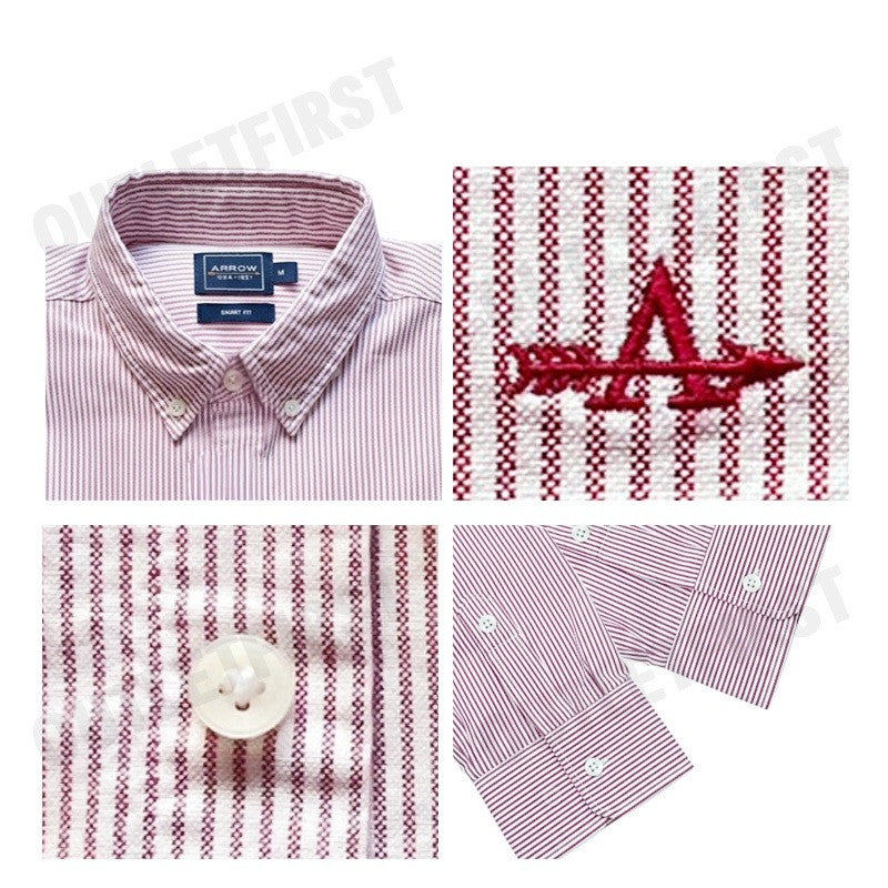 ARROW รุ่น MEN'S LONG SLEEVE SMART FIT SHIRT CODE: MACM412W4CSMR เสื้อเชิ้ต เสื้อแขนยาว เสื้อผู้ชาย