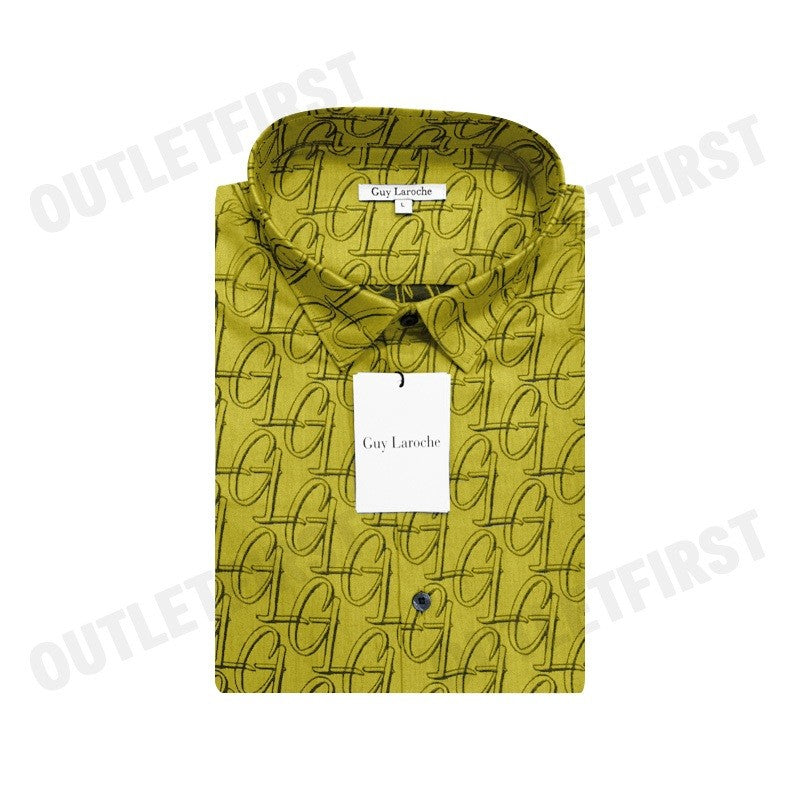 GUY LAROCHE รุ่น MAN'S LONG SLEEVES SHIRT CODE: BAB9200S3YE เสื้อเชิ้ต เสื้อแขนยาว เสื้อผู้ชาย