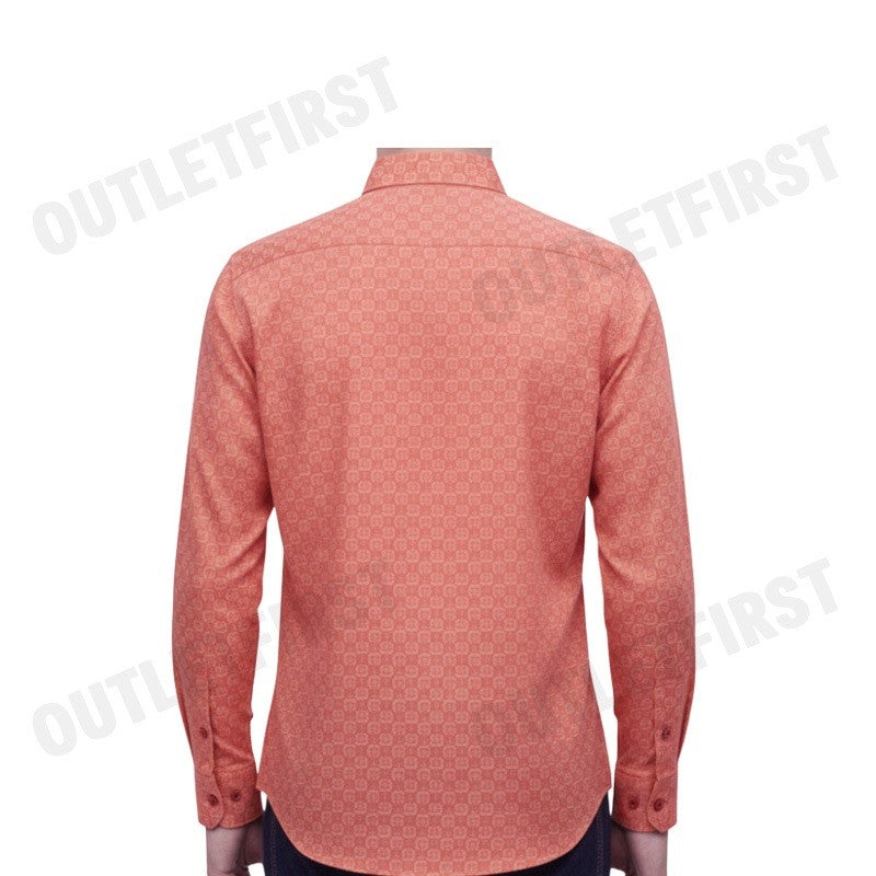GUY LAROCHE รุ่น MAN'S LOGO LONG SLEEVES SHIRT CODE: BAB9208S3OR เสื้อเชิ้ต เสื้อแขนยาว เสื้อผู้ชาย