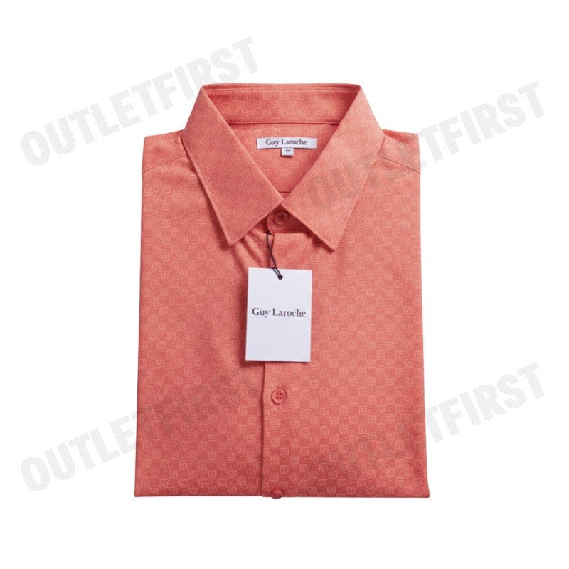 GUY LAROCHE รุ่น MAN'S LOGO LONG SLEEVES SHIRT CODE: BAB9208S3OR เสื้อเชิ้ต เสื้อแขนยาว เสื้อผู้ชาย