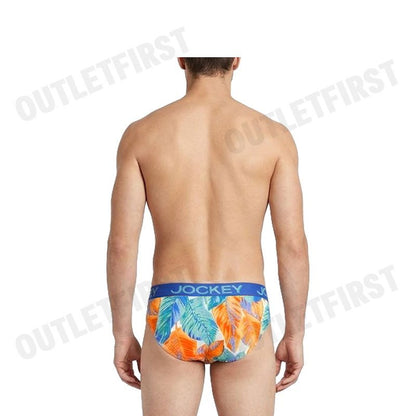 JOCKEY รุ่น MEN'S COTTON MODAL BRIEF CODE: KU 1510251 (PALM BLUE) กางเกงชั้นใน กางเกงชั้นในผู้ชาย กางเกงจ็อคกี้