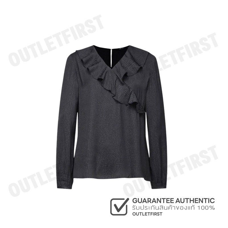 G2000 รุ่น WOMEN'S REGULAR FIT BLOUSE CODE: 4624121199 เสื้อเบลาส์ผู้หญิง เสื้อผู้หญิง เสื้อเบลาส์สีดำ