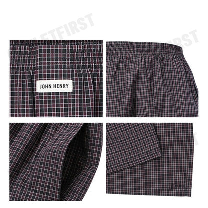 JOHN HENRY รุ่น MEN'S BOXER SHORTS CODE: JU JU3706 กางเกงขาสั้นผู้ชาย กางเกงบ๊อกเซอร์ กางเกงจอนเฮนรี่
