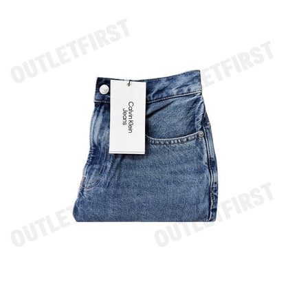 CALVIN KLEIN JEANS รุ่น MEN'S AUTHENTIC STRAIGHT JEANS CODE J327128 1A4 กางเกงยีนส์ กางเกงยีนส์ขายาว กางเกงผู้ชาย