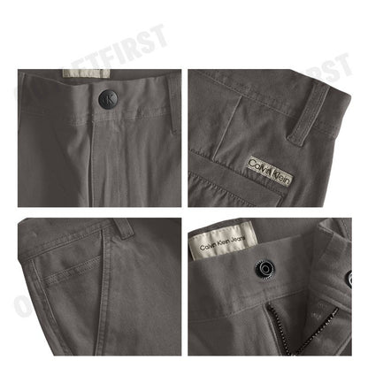 CALVIN KLEIN JEANS MEN'S CK MILANO CHINO SHORTS COLOR BROWN CODE: J326944 PBX