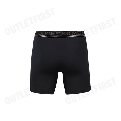 JOCKEY รุ่น MEN'S COOLING JADE BOXER TRUNK CODE: KU 1979 (BLACK) กางเกงชั้นในผู้ชาย กางเกงในบ็อกเซอร์ กางเกงจ็อคกี้