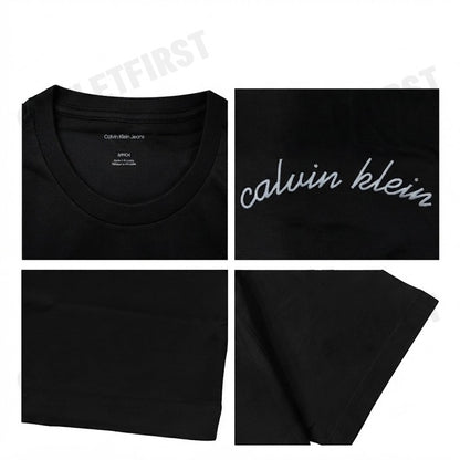CALVIN KLEIN JEANS รุ่น SCRIPT LOGO GRAPHIC CLASSIC T-SHIRT CODE: 4RC834G UB1 เสื้อยืดแขนสั้น เสื้อคอกลม เสื้อผู้ชาย