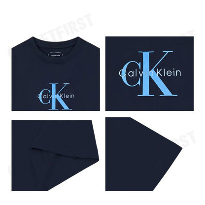CALVIN KLEIN JEANS รุ่น MONOGRAM T-SHIRT CODE: 47B865G CEF เสื้อยืดแขนสั้น เสื้อคอกลม เสื้อผู้หญิง