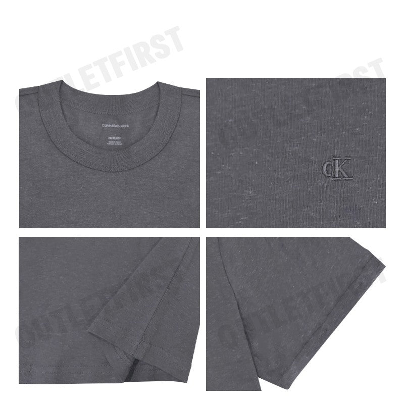 CALVIN KLEIN JEANS รุ่น MEN'S COTTON BLEND JERSEY RELAXED T-SHIRT CODE: 4RB007G PF1 เสื้อยืด เสื้อคอกลม เสื้อผู้ชาย