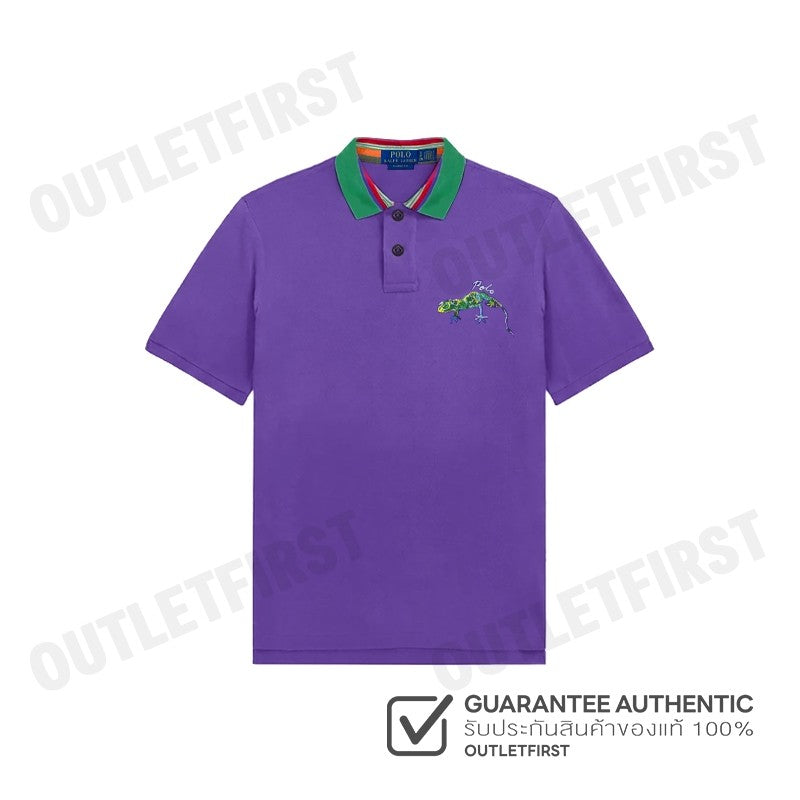 POLO RALPH LAUREN รุ่น CLASSIC FIT EMBROIDERED MESH POLO SHIRT CODE: 710958252001 เสื้อโปโล เสื้อคอปกแขน เสื้อผู้ชาย